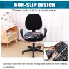 imageSmiry Printed Office Computer Chair Seat Covers Stretch Fit Universal Desk Rotating Chair Cover Washable Removable Seat Cushion Protectors  BeigeBlue Green