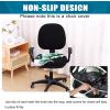 imageSmiry Printed Office Computer Chair Seat Covers Stretch Fit Universal Desk Rotating Chair Cover Washable Removable Seat Cushion Protectors  BeigeGreen