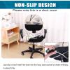 imageSmiry Printed Office Computer Chair Seat Covers Stretch Fit Universal Desk Rotating Chair Cover Washable Removable Seat Cushion Protectors  BeigeYellow and Grey