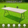 imageSmiry Rectangle Picnic Table Cloth Elastic Waterproof Fitted Vinyl Tablecloths Flannel Backed Buffalo Plaid Table Covers for Dining Camping Outdoor Black and White 30quot x 72quotKhaki and White