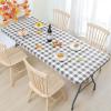 imageSmiry Rectangle Picnic Table Cloth Elastic Waterproof Fitted Vinyl Tablecloths Flannel Backed Buffalo Plaid Table Covers for Dining Camping Outdoor Black and White 30quot x 72quotGrey and White