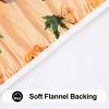imageSmiry Rectangle Picnic Table Cloth Waterproof Elastic Fitted Outdoor Tablecloths for 6 Foot Tables Wipeable Flannel Backed Vinyl Table Cover for Camping Dining and Indoor 30quotx72quot GreyOrange