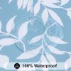 imageSmiry Rectangle Picnic Table Cloth Waterproof Elastic Fitted Outdoor Tablecloths for 6 Foot Tables Wipeable Flannel Backed Vinyl Table Cover for Camping Dining and Indoor 30quotx72quot GreyBaby Blue