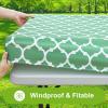 imageSmiry Rectangle Picnic Table Cover Waterproof Elastic Fitted Camping Tablecloths for 6 Foot Tables Wipeable Flannel Backed Vinyl Tablecloth Protector for Indoor Outdoor Teal 30x72 InchesSage Green