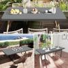 imageSmiry Rectangle Tablecloth Elastic Fitted Flannel Backed Vinyl Tablecloths for 6ft Folding Tables Waterproof Wipeable Table Covers for Indoor Outdoor Picnic and Camping Black 30quotx72quotGrey