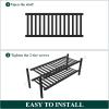 imageSmiry Shoe Rack 4 Tier Bamboo Shoe Organizer Stackable Free Standing Wooden Shoe Storage Shelf for Closet Entryway Front Door Entrance NaturalBlack