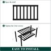 imageSmiry Shoe Rack 4 Tier Bamboo Shoe Organizer Stackable Free Standing Wooden Shoe Storage Shelf for Closet Entryway Front Door Entrance NaturalBlack