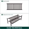 imageSmiry Shoe Rack 4 Tier Bamboo Shoe Organizer Stackable Free Standing Wooden Shoe Storage Shelf for Closet Entryway Front Door Entrance NaturalBrown