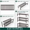 imageSmiry Shoe Rack 4 Tier Bamboo Shoe Organizer Stackable Free Standing Wooden Shoe Storage Shelf for Closet Entryway Front Door Entrance NaturalBrown
