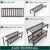 imageSmiry Shoe Rack 4 Tier Bamboo Shoe Organizer Stackable Free Standing Wooden Shoe Storage Shelf for Closet Entryway Front Door Entrance NaturalBrown