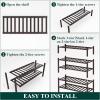imageSmiry Shoe Rack 4 Tier Bamboo Shoe Organizer Stackable Free Standing Wooden Shoe Storage Shelf for Closet Entryway Front Door Entrance NaturalBrown