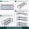imageSmiry Shoe Rack 4 Tier Bamboo Shoe Organizer Stackable Free Standing Wooden Shoe Storage Shelf for Closet Entryway Front Door Entrance NaturalGrey