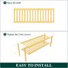 imageSmiry Shoe Rack 4 Tier Bamboo Shoe Organizer Stackable Free Standing Wooden Shoe Storage Shelf for Closet Entryway Front Door Entrance NaturalNatural