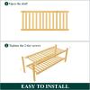 imageSmiry Shoe Rack 4 Tier Bamboo Shoe Organizer Stackable Free Standing Wooden Shoe Storage Shelf for Closet Entryway Front Door Entrance NaturalNatural