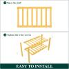 imageSmiry Shoe Rack 4 Tier Bamboo Shoe Organizer Stackable Free Standing Wooden Shoe Storage Shelf for Closet Entryway Front Door Entrance NaturalNatural