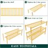 imageSmiry Shoe Rack 4 Tier Bamboo Shoe Organizer Stackable Free Standing Wooden Shoe Storage Shelf for Closet Entryway Front Door Entrance NaturalNatural
