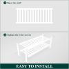 imageSmiry Shoe Rack 4 Tier Bamboo Shoe Organizer Stackable Free Standing Wooden Shoe Storage Shelf for Closet Entryway Front Door Entrance NaturalWhite