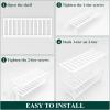 imageSmiry Shoe Rack 4 Tier Bamboo Shoe Organizer Stackable Free Standing Wooden Shoe Storage Shelf for Closet Entryway Front Door Entrance NaturalWhite