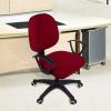 imageSmiry Stretch Jacquard Office Computer Chair Covers Removable Washable Universal Desk Rotating Chair Slipcovers Protector Seat  Backrest Cover GreyBurgundy