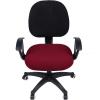 imageSmiry Stretch Jacquard Office Computer Chair Covers Removable Washable Universal Desk Rotating Chair Slipcovers Protector Seat  Backrest Cover GreyBurgundy