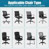 imageSmiry Stretch Jacquard Office Computer Chair Covers Removable Washable Universal Desk Rotating Chair Slipcovers Protector Seat  Backrest Cover GreyChocolate