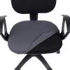 imageSmiry Stretch Jacquard Office Computer Chair Covers Removable Washable Universal Desk Rotating Chair Slipcovers Protector Seat  Backrest Cover GreyDark Grey