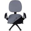 imageSmiry Stretch Jacquard Office Computer Chair Covers Removable Washable Universal Desk Rotating Chair Slipcovers Protector Seat  Backrest Cover GreyGrey