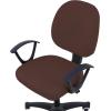 imageSmiry Stretch Jacquard Office Computer Chair Covers Removable Washable Universal Desk Rotating Chair Slipcovers Protector Seat  Backrest Cover GreyLight Chocolate