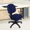 imageSmiry Stretch Jacquard Office Computer Chair Covers Removable Washable Universal Desk Rotating Chair Slipcovers Protector Seat  Backrest Cover GreyNavy Blue