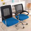imageSmiry Stretch Jacquard Office Computer Chair Covers Removable Washable Universal Desk Rotating Chair Slipcovers Protector Seat  Backrest Cover GreyOcean Blue