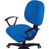 imageSmiry Stretch Jacquard Office Computer Chair Covers Removable Washable Universal Desk Rotating Chair Slipcovers Protector Seat  Backrest Cover GreyOcean Blue