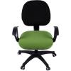 imageSmiry Stretch Jacquard Office Computer Chair Covers Removable Washable Universal Desk Rotating Chair Slipcovers Protector Seat  Backrest Cover GreyOlive Green