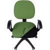 imageSmiry Stretch Jacquard Office Computer Chair Covers Removable Washable Universal Desk Rotating Chair Slipcovers Protector Seat  Backrest Cover GreyOlive Green