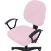 imageSmiry Stretch Jacquard Office Computer Chair Covers Removable Washable Universal Desk Rotating Chair Slipcovers Protector Seat  Backrest Cover GreyPink