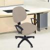 imageSmiry Stretch Jacquard Office Computer Chair Covers Removable Washable Universal Desk Rotating Chair Slipcovers Protector Seat  Backrest Cover GreyTaupe