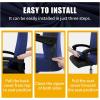 imageSmiry Stretch Printed Office Computer Chair Covers Universal Desk Rotating Chair Slipcovers Removable Washable Soft Fit AntiDust Spandex Protector Cover with Zipper NavyNavy
