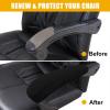 imageSmiry Stretch Printed Office Computer Chair Covers Universal Desk Rotating Chair Slipcovers Removable Washable Soft Fit AntiDust Spandex Protector Cover with Zipper NavyBlack
