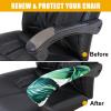imageSmiry Stretch Printed Office Computer Chair Covers Universal Desk Rotating Chair Slipcovers Removable Washable Soft Fit AntiDust Spandex Protector Cover with Zipper NavyGreen