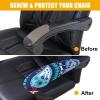 imageSmiry Stretch Printed Office Computer Chair Covers Universal Desk Rotating Chair Slipcovers Removable Washable Soft Fit AntiDust Spandex Protector Cover with Zipper NavyBlue Green