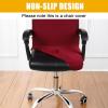 imageSmiry Stretch Printed Office Computer Chair Covers Universal Desk Rotating Chair Slipcovers Removable Washable Soft Fit AntiDust Spandex Protector Cover with Zipper NavyBurgundy