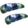 imageSmiry Stretch Printed Office Computer Chair Covers2 Pcs Soft Office Chair Armrest Covers Deep Green