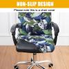 imageSmiry Stretch Printed Office Computer Chair Covers2 Pcs Soft Office Chair Armrest Covers Deep Green