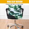 imageSmiry Stretch Printed Office Computer Chair Covers2 Pcs Soft Office Chair Armrest Covers Green
