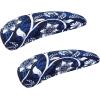 imageSmiry Stretch Printed Office Computer Chair Covers2 Pcs Soft Office Chair Armrest Covers Navy Blue