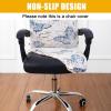 imageSmiry Stretch Printed Office Computer Chair Covers2 Pcs Soft Office Chair Armrest Covers White