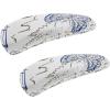 imageSmiry Stretch Printed Office Computer Chair Covers2 Pcs Soft Office Chair Armrest Covers White