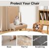 imageSmiry Velvet Stretch Chair Covers for Dining Room Set of 4 Soft Fit Removable Washable Kitchen Parsons Chair Slipcover Protector Light GreyBeige