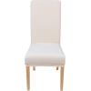 imageSmiry Velvet Stretch Chair Covers for Dining Room Set of 4 Soft Fit Removable Washable Kitchen Parsons Chair Slipcover Protector Light GreyCream