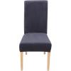 imageSmiry Velvet Stretch Chair Covers for Dining Room Set of 4 Soft Fit Removable Washable Kitchen Parsons Chair Slipcover Protector Light GreyDark Grey