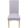 imageSmiry Velvet Stretch Chair Covers for Dining Room Set of 4 Soft Fit Removable Washable Kitchen Parsons Chair Slipcover Protector Light GreyLight Grey